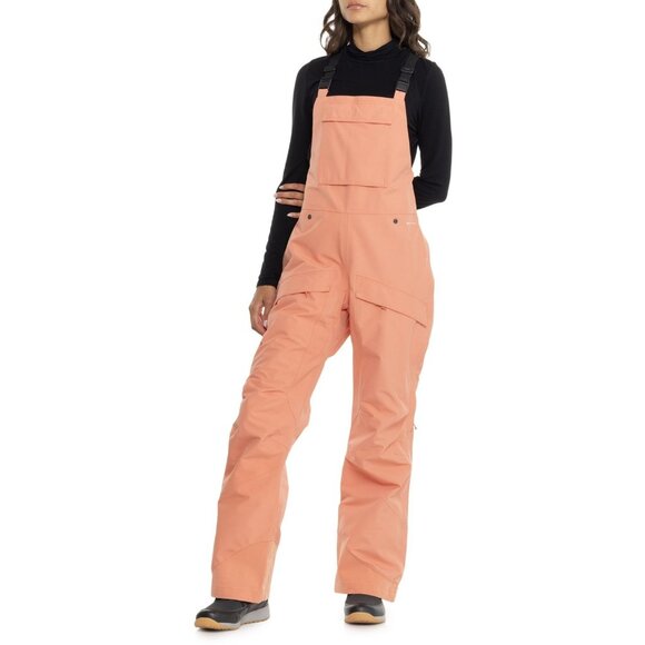 FLYLOW Drift Womens Bibs Snowboard/Ski/Winter Pants Sundrenched $275 - Picture 1 of 7